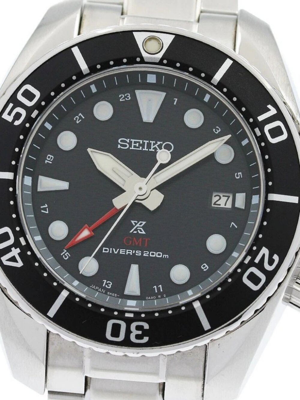 SEIKO Prospex Diver SBPK003/5K65-0AA0 GMT Solar Powered Men's Watch